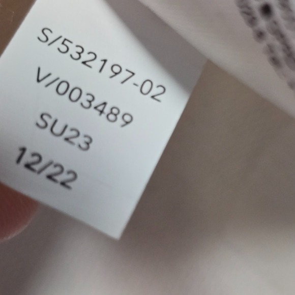 Athleta Retroterry Sweatshirt Womens 3X Cream Sleeveless V-Neck Shirt Active - Picture 6 of 11